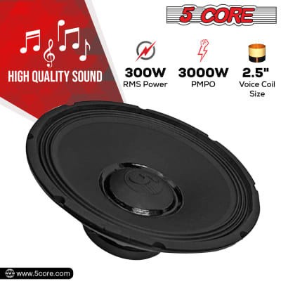 5Core 15 Inch Subwoofer Speaker 8 Ohm Replacement DJ Bass Sub Woofer w 90 Oz Magnet image 3