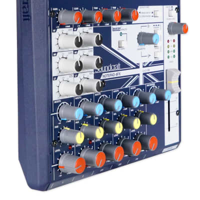 Soundcraft Notepad-8FX 8-Channel Podcast Mixer Podcasting Interface, USB+Effects image 2