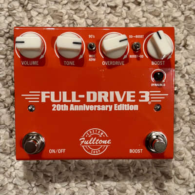 ギター Fulltone FULL-DRIVE 3 20th Anniversary Fulltone Fulldrive 3 20th Anniversary LIMITED ! - NOW SHIPPING
