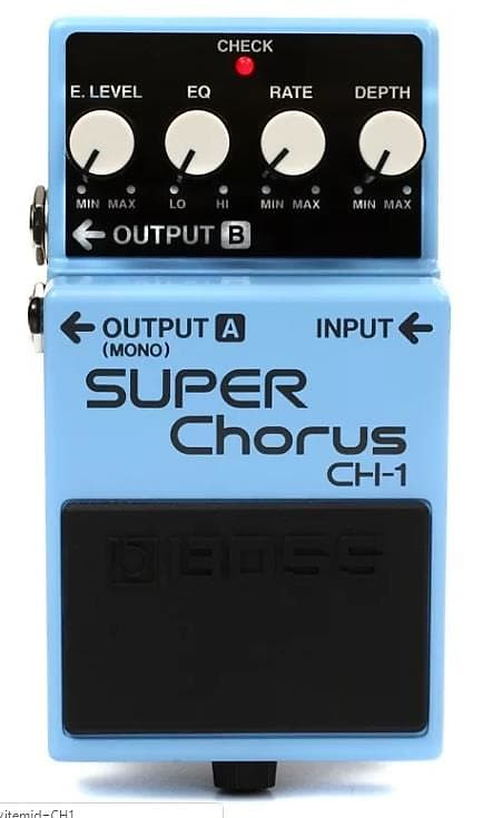 Boss CH-1 Stereo Super Chorus Electric Guitar Effect Effects Pedal image 1