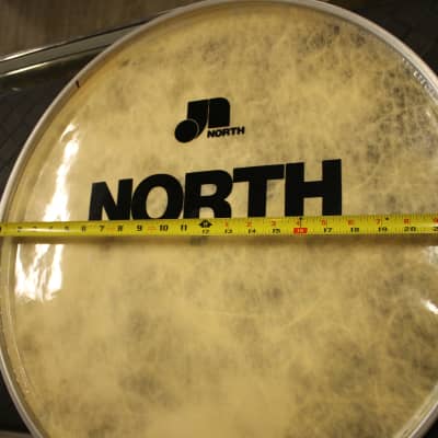 Original Vintage North Drums 22" Bass / Kick Drum Head image 9