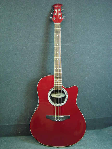 Ovation Celebrity CK 057 Shallow Back Acoustic Electric Guitar W Case
