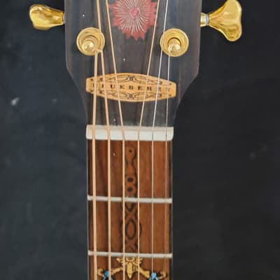 Blueberry NEW IN STOCK Handmade Acoustic Guitar Grand Concert LIBRA Motif image 6