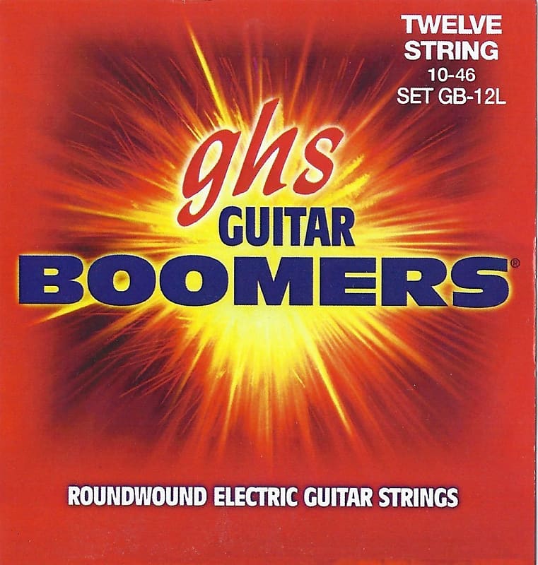 GHS Boomers Guitar Strings 12-String Electric Light Roundwound 10-46 image 1