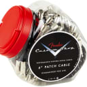 FenderÂ® Custom Shop 6" Black Tweed Cable, Bowl of 20 -  6 Inch Patch Cables