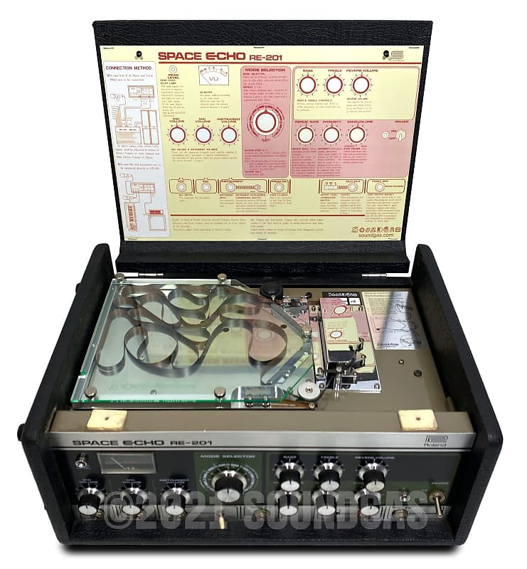 Early Preamp Mod* Roland RE-201 Space Echo - Soundgas Service & Warranty