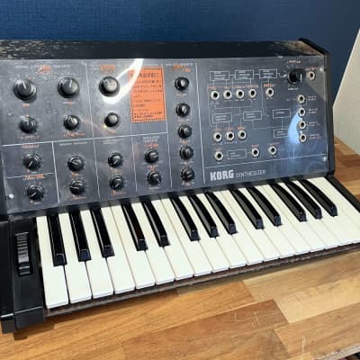 Korg MS-10 Fantastic Monophonic Semi-Modular Synthesizer w/ Very Rare Overlay