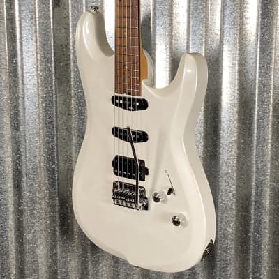 Musi Capricorn Fusion HSS Superstrat Pearl White Guitar #0183 Used image 7