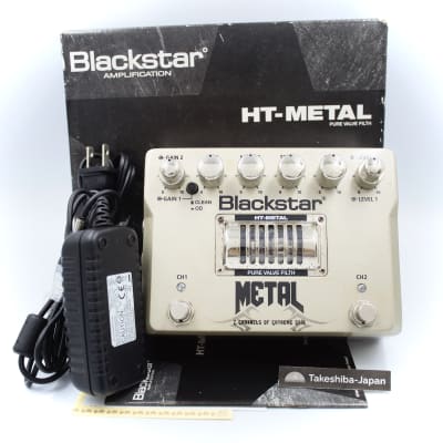 Blackstar HT-Metal Dual-Channel Valve Distortion With Original Box Adapter Guitar Effect Pedal 201109JA0669 for sale