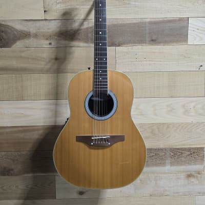 Ovation Applause AA10 Voyager Travel Guitar Natural 24 3/4” | Reverb