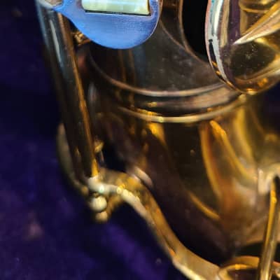 Conn 30M Tenor Saxophone Vintage w/ Selmer Paris Neck & C Star Paris Mouthpiece '35-'43 Gold Lacquer image 24