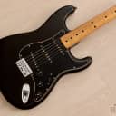 1976 Fender Stratocaster Hardtail Vintage Guitar Black, 100% Original w/ Case