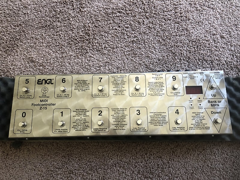 Engl Z15 Midi Foot Controller