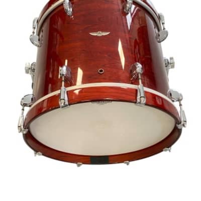 Tama Star Walnut Grancassa 18X15 Burgundy Red Usata image 4