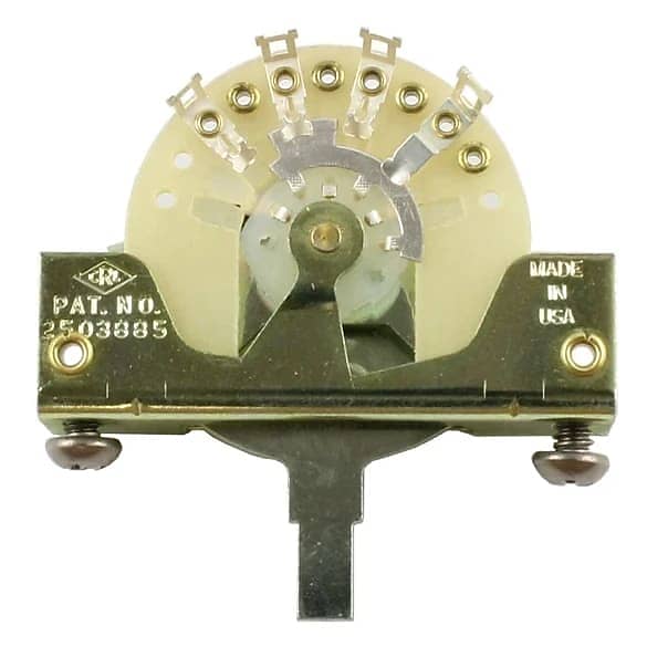 Allparts Original CRL 5-Way Selector Switch for Stratocaster w/Screws image 1