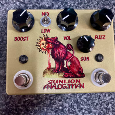 Analogman Sun Lion Fuzz Booster Pedal | Reverb