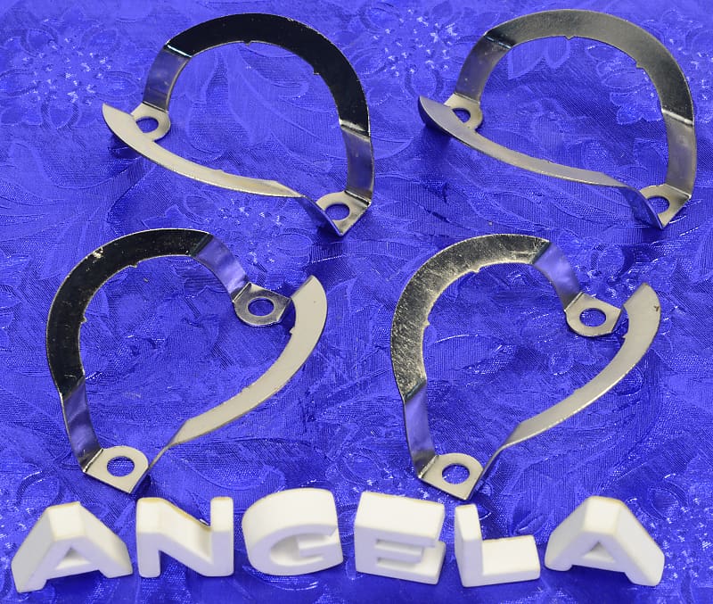 Four China Octal Tube Retainer Clips Bear Trap Type New Reverb