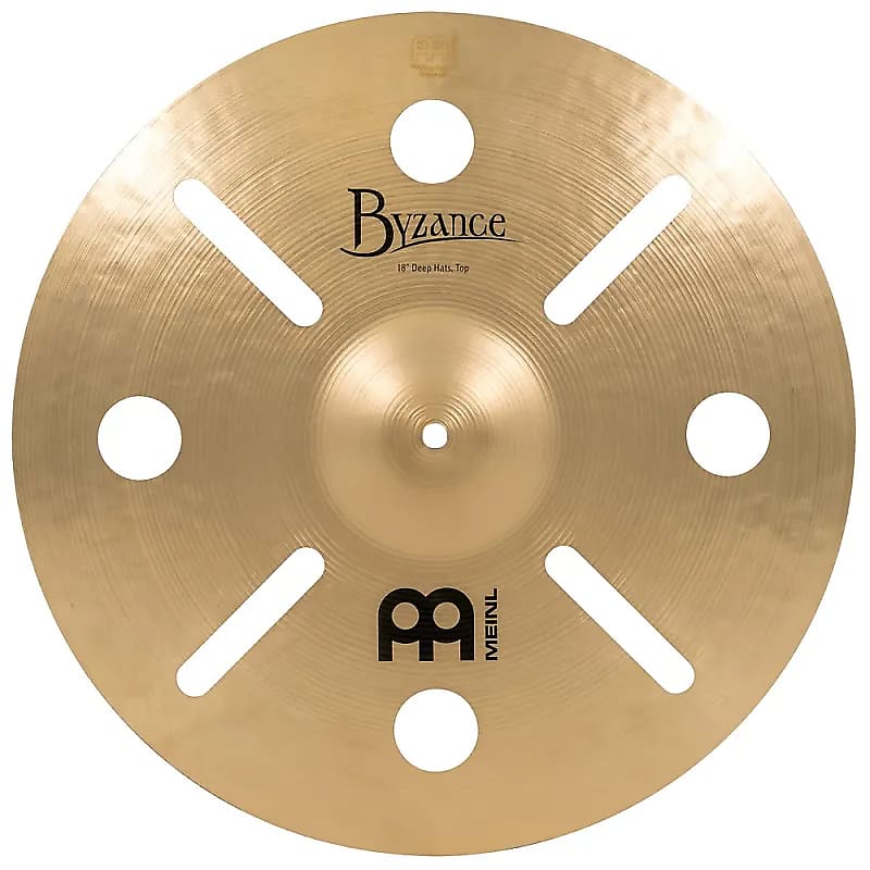 Meinl 18" / 18" Artist Concept Series Anika Nilles Signature Deep Hats Cymbals (Pair) with X-Hat Cymbal Arm image 1