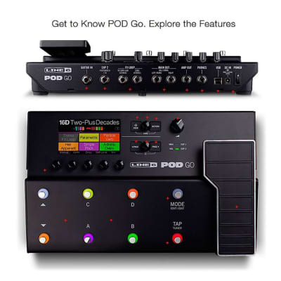 Line 6 Pod Go Guitar Multi-Effects Processor Pedalboard image 5