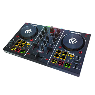 Numark Party Mix II Serato LE DJ Controller LED Lightshow w Laptop Stand image 7