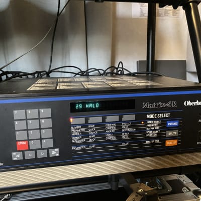 Oberheim Matrix 6R Rackmount 6-Voice Synthesizer 1986 - Black