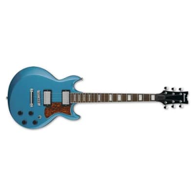 Ibanez AX Standard AX120 Electric Guitar, Bound Treated New Zealand Pine Fingerboard, Metallic Light Blue image 2