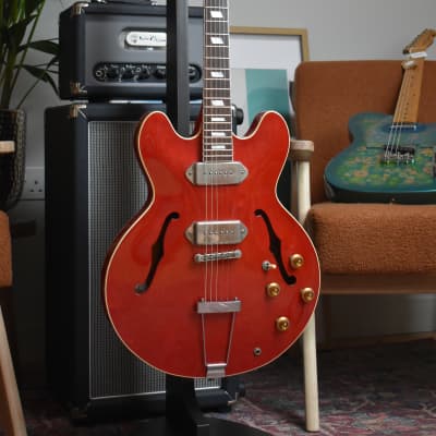1991 Epiphone Casino Cherry Made in Japan Terada Factory, MIJ, Pre-Elitist image 8