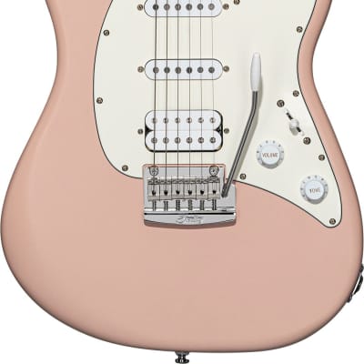 Sterling CT50 Cutlass HSS Electric Guitar, Pueblo Pink Satin image 2