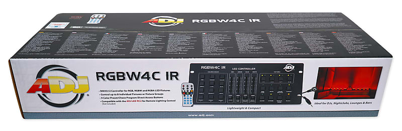 American DJ ADJ RGBW4C IR 32-Ch. DMX Controller For RGB