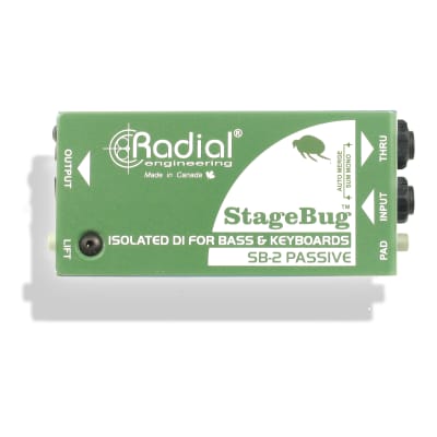 Radial Engineering STAGEBUG-SB2 StageBug SB-2 Compact Passive DI for Instruments image 4