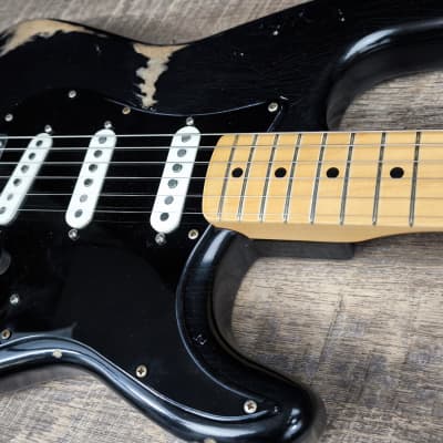 MyDream Stratocaster Custom Built -Heavy Relic Black CBS Hepcat 69 image 6