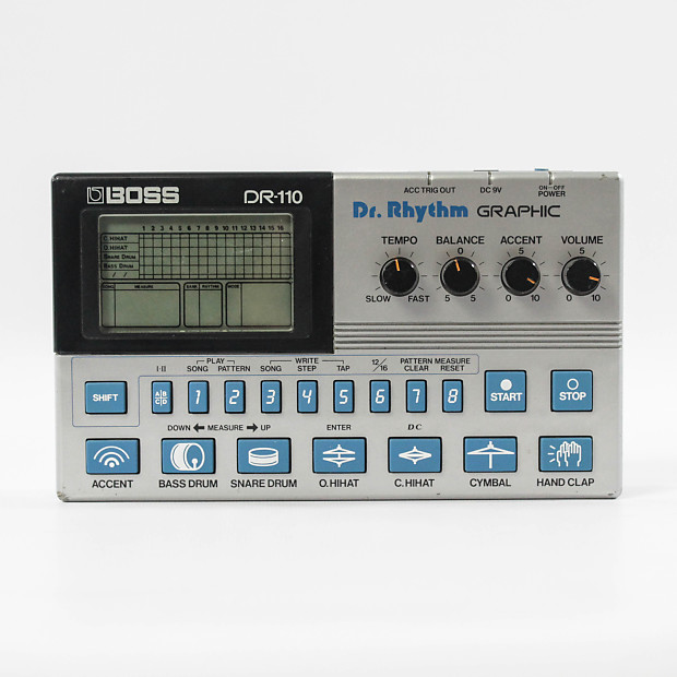 Boss DR-110 Dr. Rhythm Graphic Drum Machine image 1