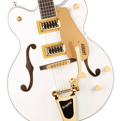 Gretsch G5422TG Electromatic Classic Hollow Body Guitar, Laurel, Snowcrest White image 3