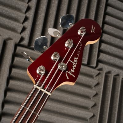 Fender AJB Aerodyne Jazz Bass 2006/2008 - Old Candy Apple Red image 6