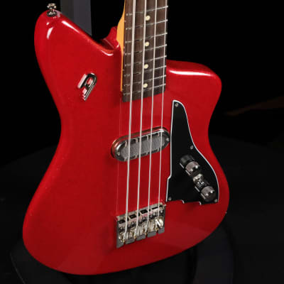 Duesenberg Kavalier Bass Guitar - Red Sparkle image 3