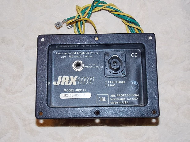 JBL JRX 115 Crossover Black | Reverb JBL JRX 115 Crossover Black | Reverb