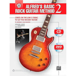 Alfred 00-42288 Alfred's Basic Rock Guitar Method 2 Book/CD/DVD