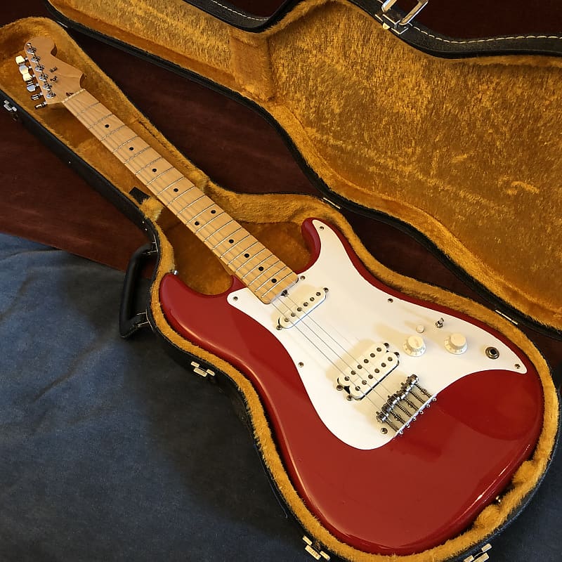Fender Bullet H-1 Modded Vintage Dakota Red 1983 w/ OHSC image 1