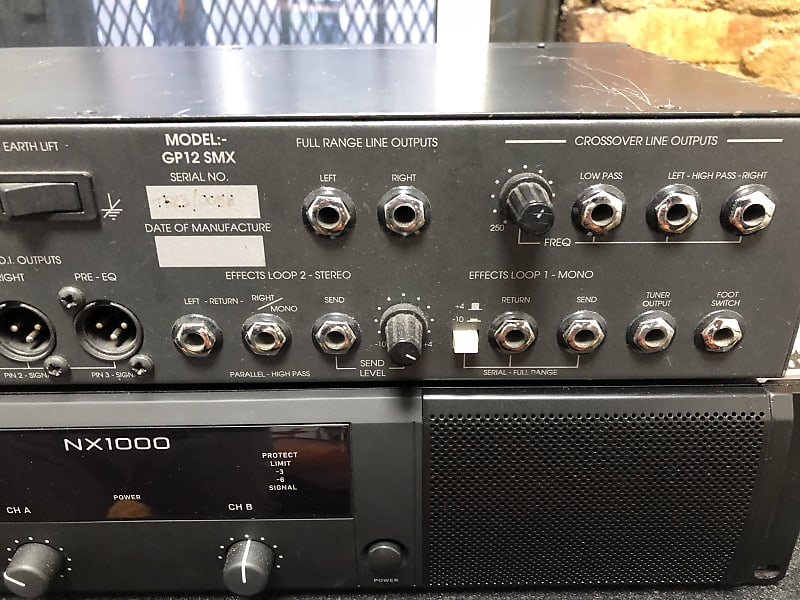 Trace Elliot GP12 SMX tube/solid state hybrid bass preamp | Reverb