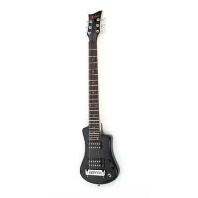 Hofner SHORTY DELUXE Electric Guitar 2 Humbucker Comes with Gig Bag - Black for sale