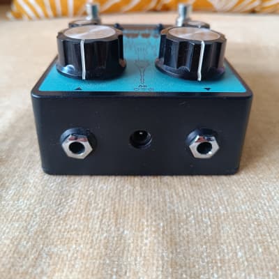 EarthQuaker Devices Spires Nu Face Double Fuzz 2016 - 2019 - Black Texture / Teal Print image 3