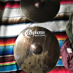 Bosphorus 16" Black Pearl Series Hi-Hat Cymbals (Pair)