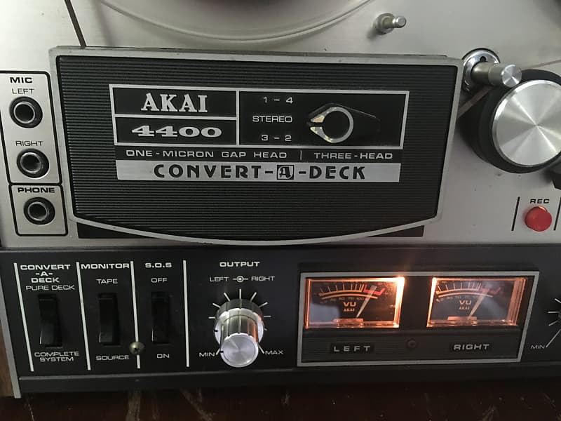 AKAI 4400 7 inch Convert A Deck reel to reel tape deck recorder