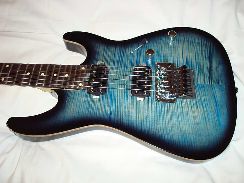 ギター Harley Benton Fusion III HH FR EB FBLB Harley Benton Fusion-III HH FR EB FBLB – United States