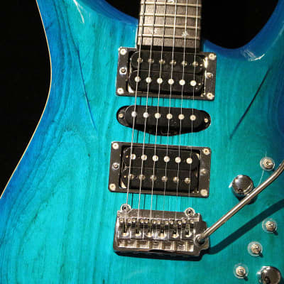 G-Life Guitars DSG Life-Ash Deep Royal Blue Turquoise[USED][Made 