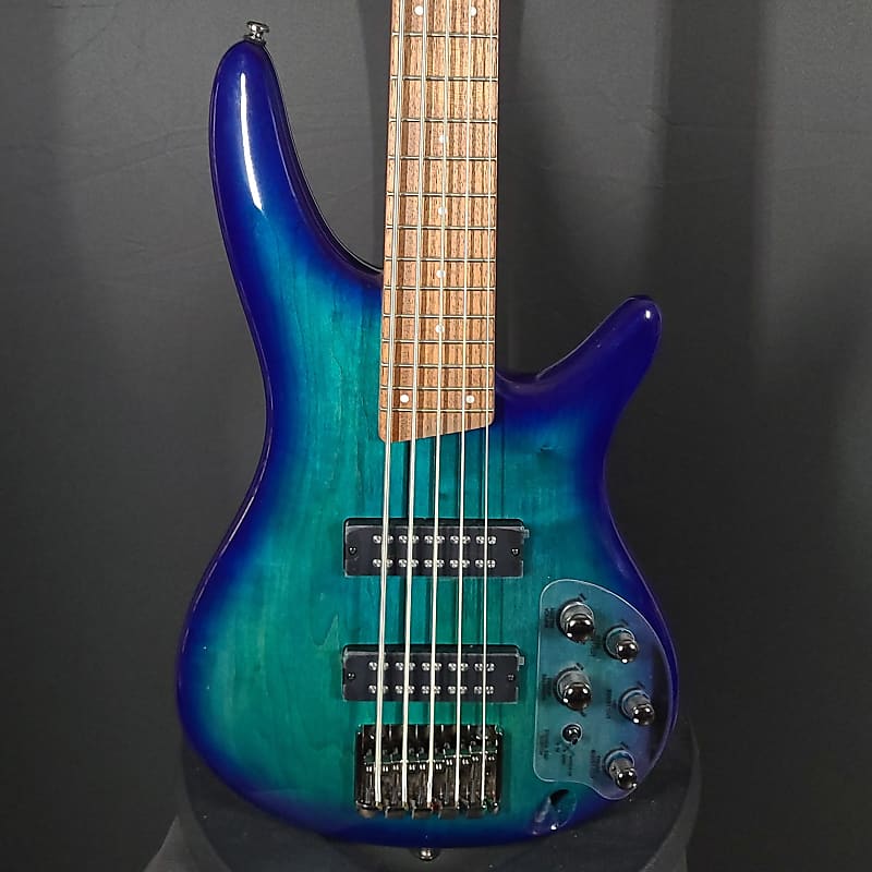 Ibanez SR375E-SPB Sapphire Blue 5-String Bass Guitar #407 image 1