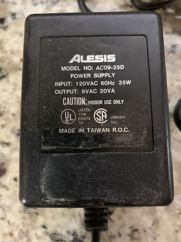 Alesis Quadraverb Power Supply 90’s Reverb