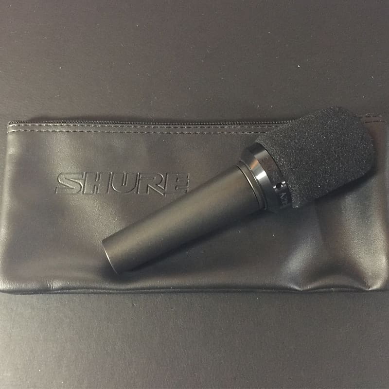 Shure SM57 with authentic windscreen