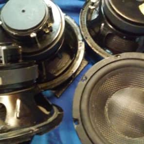 8" Speakers Carbon Fiber Cones! Four Woofers two Compression horn Tweeters Community Sound Eminence image 22