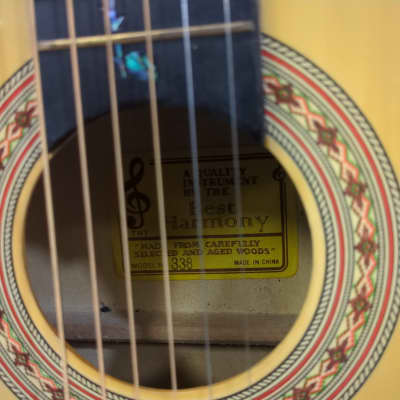 Best Harmony Model 338 Acoustic Guitar image 3